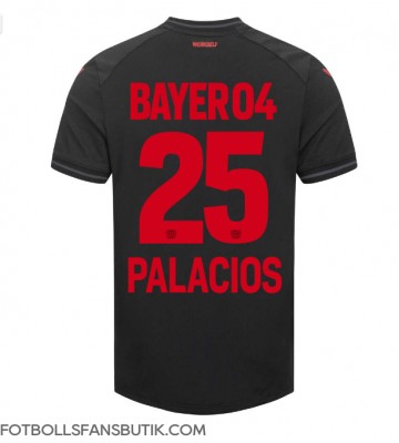 Bayer Leverkusen Exequiel Palacios #25 Replika Hemmatröja 2023-24 Kortärmad